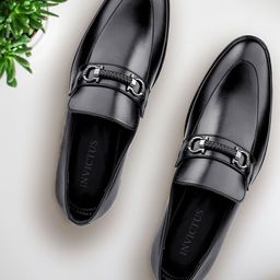 INVICTUS Men Pointed Toe Slip-On Formal Loafers-picture-16