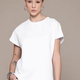 MANGO Extended Sleeves Pure Cotton Relaxed Fit T-shirt-picture-29