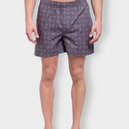 Zoiro Men Printed Pure Cotton Boxers-picture-12