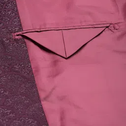 House of Pataudi Jashn Mandarin Collar Ethnic Motifs Woven Design Bandhgala Blazer image 2