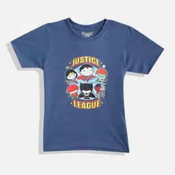 Eteenz Kids Boys Justice League Printed T-Shirt-image-80