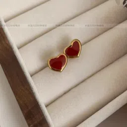 Just Lil Things Heart Shaped Studs-picture-39