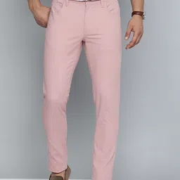 Indian Terrain Men Brooklyn Slim Fit Mid Rise Regular Trousers-picture-32