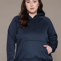 The Roadster Lifestyle Co. Plus Size Hooded Sweatshirt-image-71