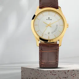 Titan Men Silver-Toned Analogue Watch NM1823YL01-picture-14