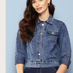 Aarika Washed Lightweight Denim Jacket-picture-27