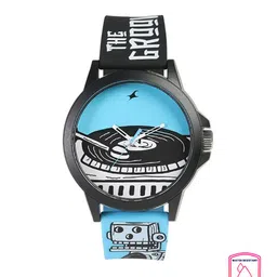 Fastrack Unisex Blue & Black Printed Analogue Watch 38024PP42-picture-16