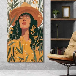 999Store Yellow & Orange Canvas Tranquil Wall Art-picture-20