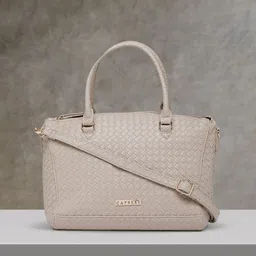 Caprese Beige Textured Handheld Bag-picture-41