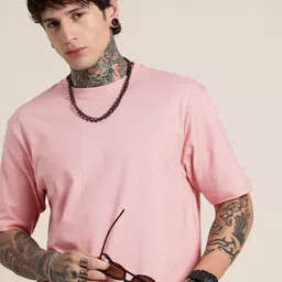 HERE&NOW Relaxed Fit Pure Cotton T-shirt-picture-38