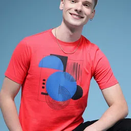 HERE&NOW Printed Pure Cotton T-shirt image 1