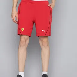 PUMA Motorsport Men Scuderia Ferrari Race Warmcell Above Knee Shorts-picture-39