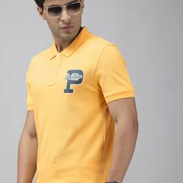 U.S. Polo Assn. Denim Co. Brand Logo Printed Polo Collar Pure Cotton Slim Fit T-shirt image 1