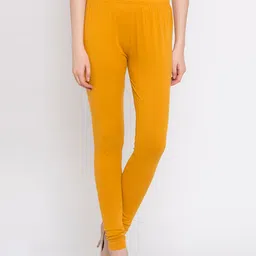 Rangriti Yellow Churidar Leggings-image-0
