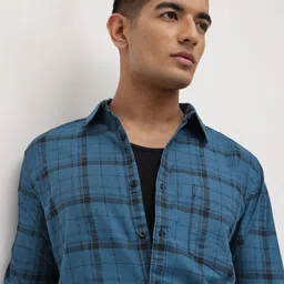 The Roadster Life Co. Pure Cotton Checked Shirt-picture-25