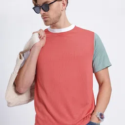 glitchez Everyday Comfort Contrast Sleeves T-shirt-image-54