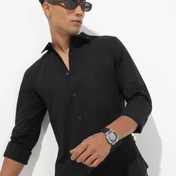 The Roadster Lifestyle Co. Solid Cotton Linen Regular Fit Shirt-picture-30