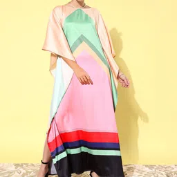 StyleStone Women Multi-coloured Colourblocked Vacay Attire image 1