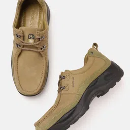 Woodland Men Nubuck Leather Sneakers-picture-29