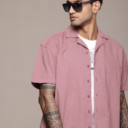 The Roadster Life Co. Pure Cotton Corduroy Relaxed Fit Casual Shirt-image-28