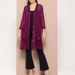 Qurvii Party Longline Sheer Shrug-picture-49