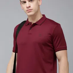 Van Heusen Flex Men Solid Polo Collar Sports T-shirt-picture-34