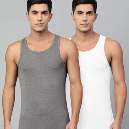 Heelium Pack Of 2 Anti-odor Bamboo Basic Innerwear Vest-image-19