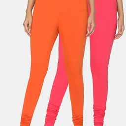 TSG Bliss Women Pack of 2 Churidar Length Leggings-image-40