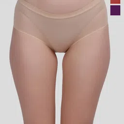 Amour Secret Women Pack of 3 Solid Hipster Briefs-picture-26