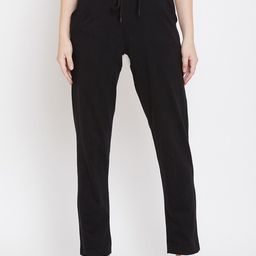 StyleStone Women Black Solid Track Pants-picture-17