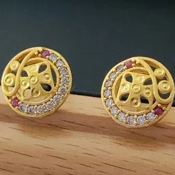 niva fashion Circular Studs Earrings-picture-4