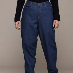 The Roadster Lifestyle Co. Plus Size Women High-Rise Slouchy Fit Stretchable Jeans-image-20