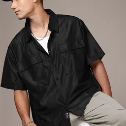 The Roadster Life Co. Self Striped Relaxed Fit Casual Shirt-picture-13