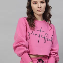 STREET 9 Women Pink Printed Sweatshirt-picture-40