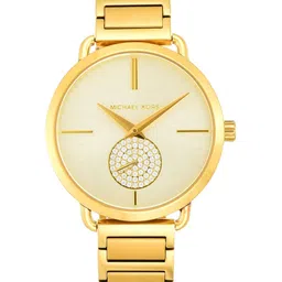 Michael Kors PORTIA Women Gold Analogue Watch MK3639-picture-5