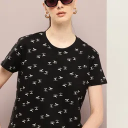 DILLINGER Printed Boxy Pure Cotton T-shirt-image-40