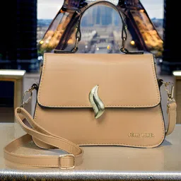 PELLE LUXUR PU Structured Sling Bag-picture-13