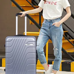 Luggero Pack Of 2 Hard-Sided Large & Small Trolley Bag-picture-10