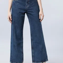 Tokyo Talkies Women Flared High-Rise Light Fade Jeans-image-94
