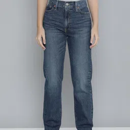 Levis Women Straight Fit Light Fade Stretchable Jeans-image-4