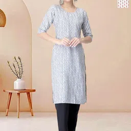 Moda Rapido Pack of 2 Printed Straight Kurta with Trousers-image-55