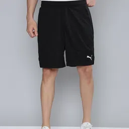 Puma Men Black Solid Mid-Rise Training Sports Shorts-picture-20