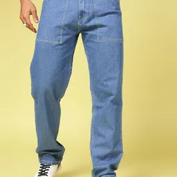 Rigo Men Straight Fit Low Distress Stretchable Jeans-picture-24