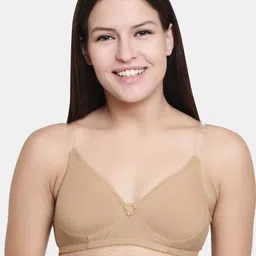 Floret Pack of 2 Solid Non-Wired Lightly Padded T-shirt Bras F20560 image 5