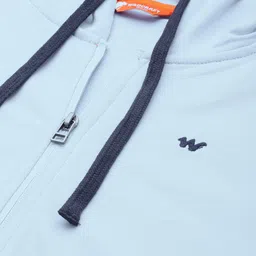 Wildcraft Women Pure Cotton Front-Open Hooded Sweatshirt image 2