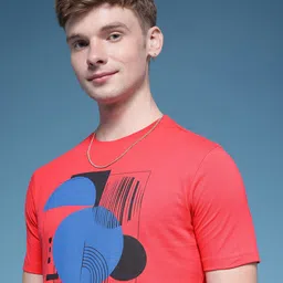 HERE&NOW Printed Pure Cotton T-shirt image 4