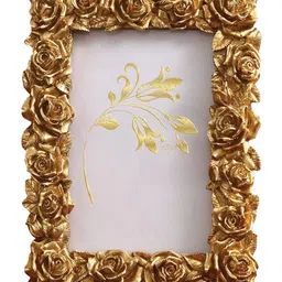 Art Street Golden Rose Textured Table Photo Frame image 2