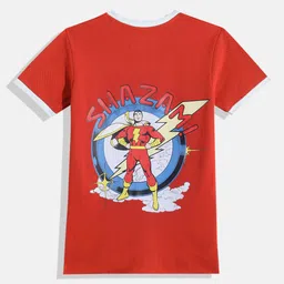 Eteenz Boys Shazam Printed Cotton T-shirt image 3
