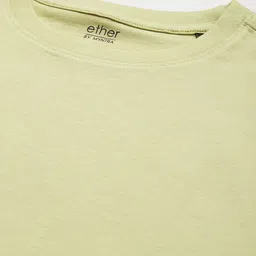 ether Drop-Shoulder Sleeves Boxy Longline T-shirt image 2