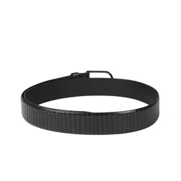 Van Heusen Men Black Textured Leather Formal Belt image 2
